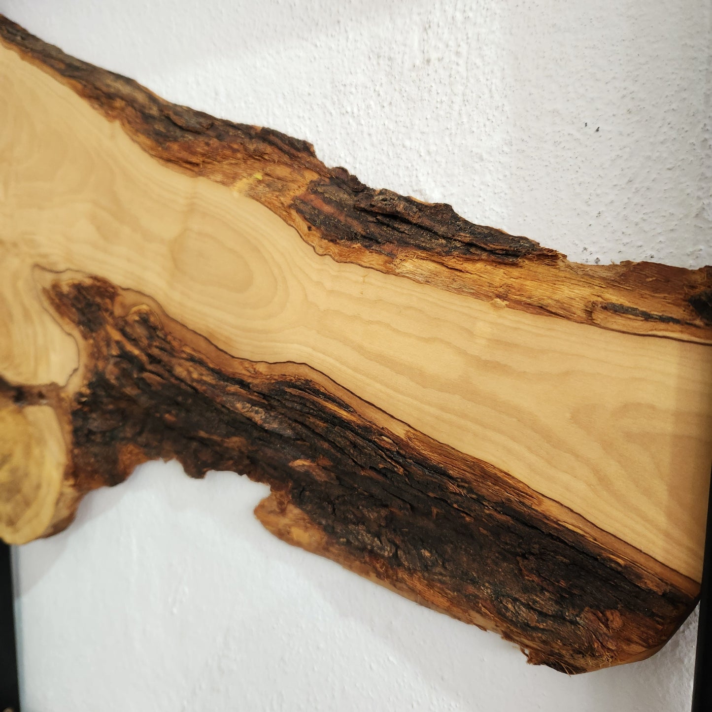 Set of 3 Metal and Wooden Wall Art, 3 Piece Olive Wood Wall Decor, Wall Art, Wood Wall Art, Rustic Wall Art, Live Edge Wood Wall Decor BlackSeaResinWorks